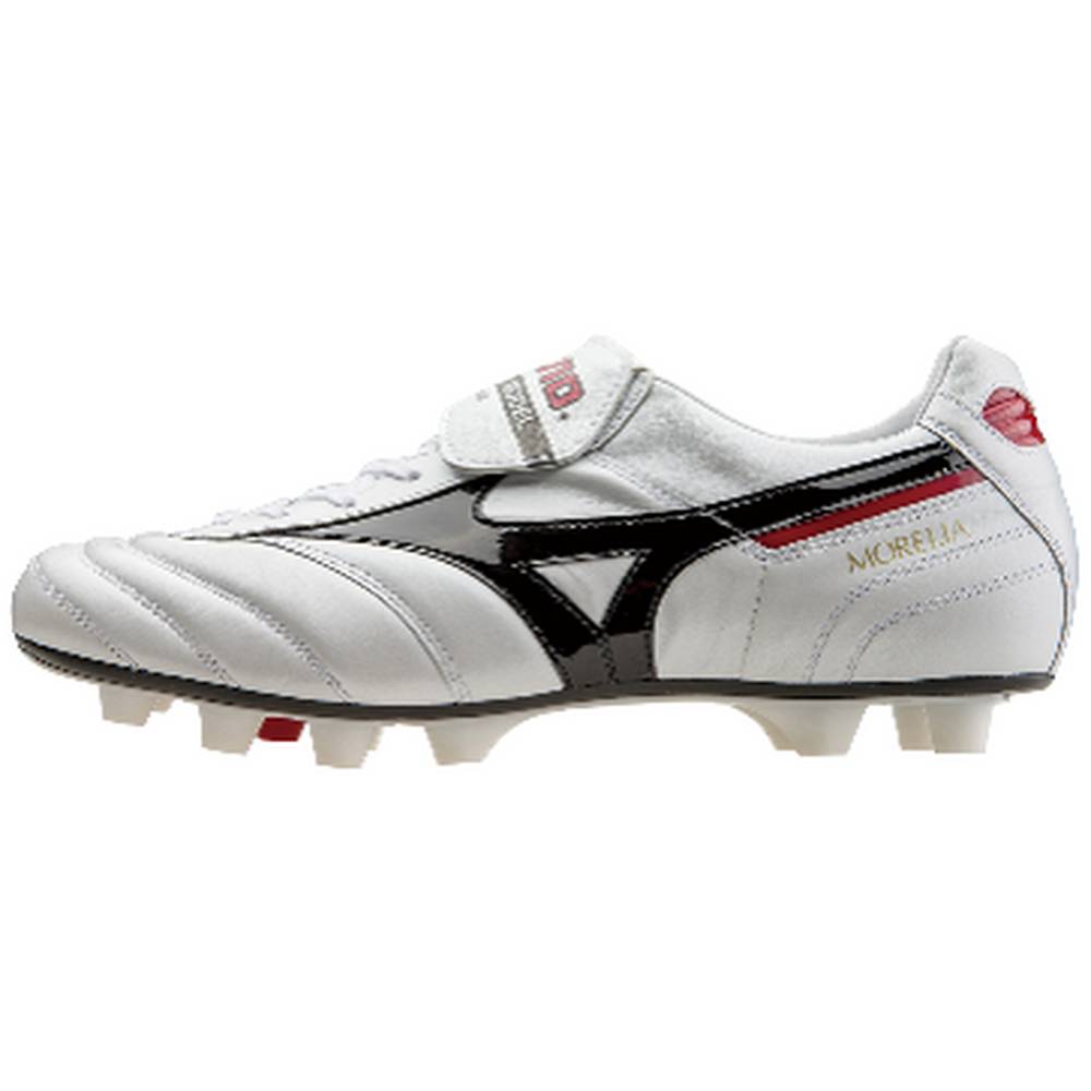 Mizuno Men's Morelia II Made in Japan Soccer Cleats White/Black (540136-BHM)